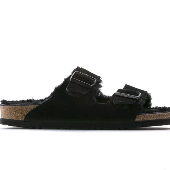 Birkenstock Arizona Shearling Suede Leather Men's Size /11 - Picture 7 of 7